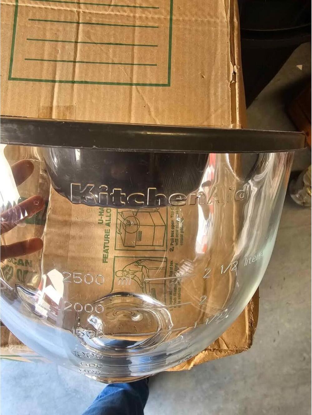 KitchenAid 5 Quart Glass Mixing Bowl - Picture 4 of 4